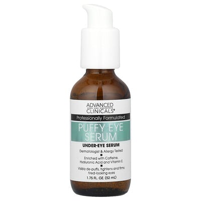 Advanced Clinicals, Puffy Eye Serum, 1.75 fl oz (52 ml) Advanced Clinicals, Puffy Eye Serum, 1.75 fl oz (52 ml)
