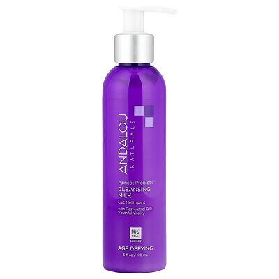Andalou Naturals, Cleansing Milk, Apricot Probiotic, Age Defying, 6 fl oz (178 ml) Andalou Naturals, Cleansing Milk, Apricot Probiotic, Age Defying, 6 fl oz (178 ml)