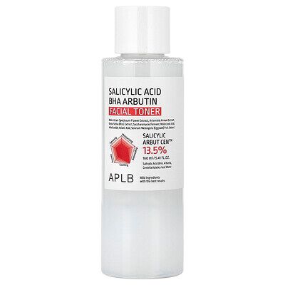 APLB, Salicylic Acid BHA Arbutin Facial Toner, 5.41 fl oz (160 ml) APLB, Salicylic Acid BHA Arbutin Facial Toner, 5.41 fl oz (160 ml)