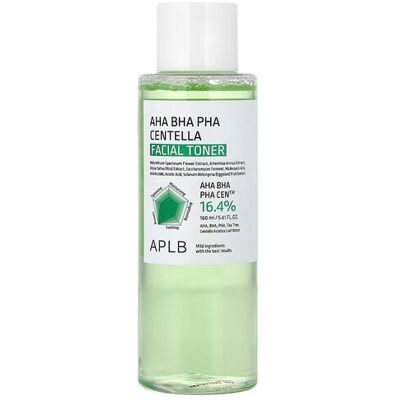 APLB, AHA BHA PHA Centella Facial Toner, 5.41 fl oz (160 ml) APLB, AHA BHA PHA Centella Facial Toner, 5.41 fl oz (160 ml)