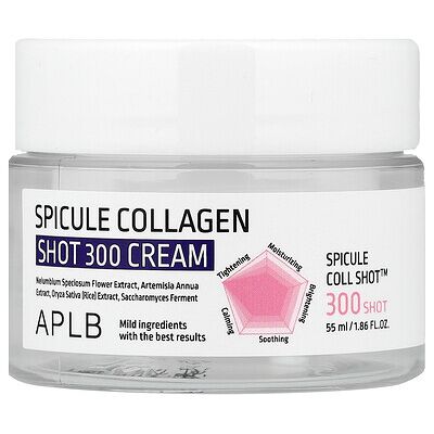 APLB, Spicule Collagen Shot 300 Cream , 1.86 fl oz (55 ml) APLB, Spicule Collagen Shot 300 Cream , 1.86 fl oz (55 ml)