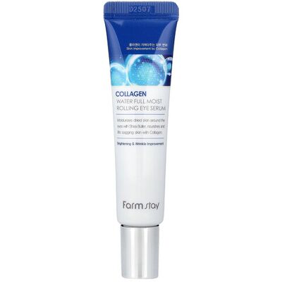 FARM STAY Collagen Water Full Moist Eye Serum - Wrinkle & Brightening FARM STAY Collagen Water Full Moist Eye Serum - Wrinkle & Brightening