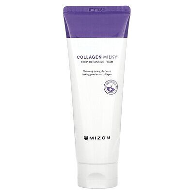 Mizon, Collagen Milky, Deep Cleansing Foam, 5.29 oz (150 g) Mizon, Collagen Milky, Deep Cleansing Foam, 5.29 oz (150 g)