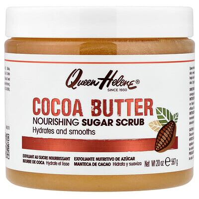 Queen Helene, Nourishing Sugar Scrub, Cocoa Butter, 20 oz (567 g) Queen Helene, Nourishing Sugar Scrub, Cocoa Butter, 20 oz (567 g)