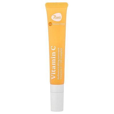 7Days Beauty, Vitamin C, Dual-Action Radiance & Lifting Eye Cream, 0.6 fl oz (18 ml) 7Days Beauty, Vitamin C, Dual-Action Radiance & Lifting Eye Cream, 0.6 fl oz (18 ml)