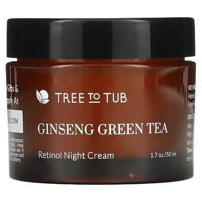 Tree To Tub, Retinol Anti Aging & Wrinkle Night Moisturizer, Hyaluronic Acid Face Cream for Dry, Sensitive Skin, 1.7 fl oz (50 ml) Tree To Tub, Retinol Anti Aging & Wrinkle Night Moisturizer, Hyaluronic Acid Face Cream for Dry, Sensitive Skin, 1.7 fl oz (50 ml)