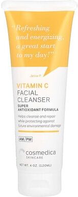 Cosmedica Skincare, Vitamin C Facial Cleanser, Super Antioxidant Formula, 4 oz (120 ml)
