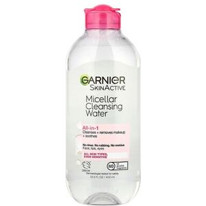 Garnier, SkinActive, Micellar Cleansing Water, All-In-1 , 13.5 fl oz (400 ml) Garnier, SkinActive, Micellar Cleansing Water, All-In-1 , 13.5 fl oz (400 ml)