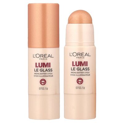 L'Oréal, Lumi, Le Glass Highlighter Stick, 610 Glassy Pearl Eclat, 0.17 oz (5 g) L'Oréal, Lumi, Le Glass Highlighter Stick, 610 Glassy Pearl Eclat, 0.17 oz (5 g)