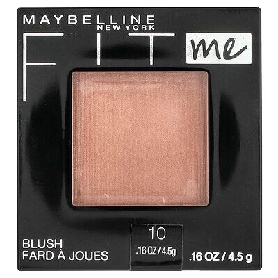 Maybelline, Fit Me, Blush, 10 Buff, 0.16 oz (4.5 g) Maybelline, Fit Me, Blush, 10 Buff, 0.16 oz (4.5 g)