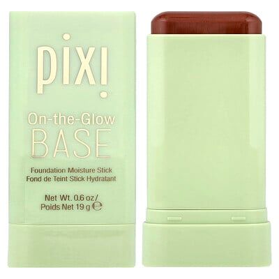 Pixi Beauty, On-The-Glow Base, Foundation Moisture Stick, Cocoa, 0.6 oz (19 g) Pixi Beauty, On-The-Glow Base, Foundation Moisture Stick, Cocoa, 0.6 oz (19 g)