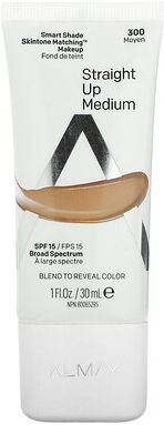 Almay, Smart Shade, Skintone Matching Makeup, SPF 15, 300 Straight Up Medium, 1 fl oz (30 ml)