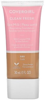 Covergirl, Clean Fresh, Skin Milk Nourishing Foundation, 580 Tan, 1 fl oz (30 ml )