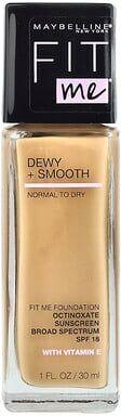 Maybelline, Fit Me®, Dewy + Smooth Foundation, 220 Natural Beige, 1 fl oz (30 ml)