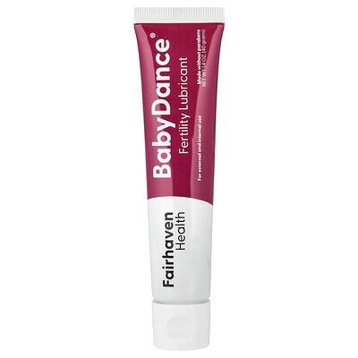 Fairhaven Health, BabyDance®, Fertility Lubricant, 1 Multi-Use Tube, 1.4 oz (40 g) Fairhaven Health, BabyDance®, Fertility Lubricant, 1 Multi-Use Tube, 1.4 oz (40 g)