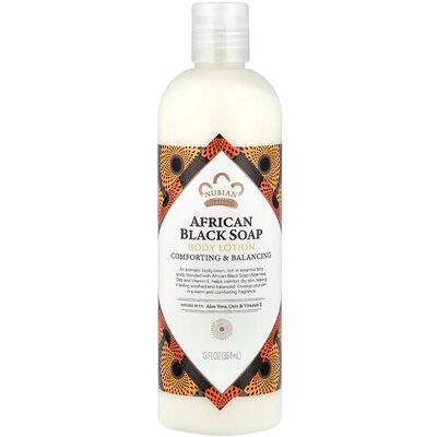Nubian Heritage, Body Lotion, African Black Soap, 13 fl oz (384 ml) Nubian Heritage, Body Lotion, African Black Soap, 13 fl oz (384 ml)