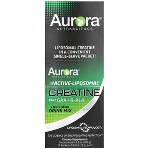 Aurora Nutrascience, Active-Liposomal® Creatine Plus GAA & R-ALA, 10 Packets 0.63 oz (18 g) Each Aurora Nutrascience, Active-Liposomal® Creatine Plus GAA & R-ALA, 10 Packets 0.63 oz (18 g) Each