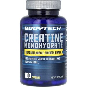 BodyTech, Creatine Monohydrate, 100 Capsules (750 mg per Capsule) BodyTech, Creatine Monohydrate, 100 Capsules (750 mg per Capsule)