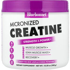 Bluebonnet Nutrition, Micronized Creatine Powder, Unflavored, 10.58 oz (300 g) Bluebonnet Nutrition, Micronized Creatine Powder, Unflavored, 10.58 oz (300 g)