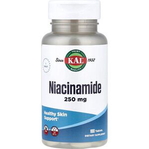 KAL, Niacinamide, 250 mg, 100 Tablets KAL, Niacinamide, 250 mg, 100 Tablets