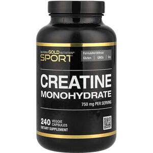 California Gold Nutrition, Sport, Pure Creatine Monohydrate, 750 mg, 240 Veggie Capsules California Gold Nutrition, Sport, Pure Creatine Monohydrate, 750 mg, 240 Veggie Capsules