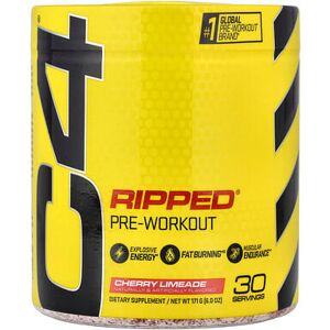 C4 / Cellucor, Ripped®, Pre-Workout, Cherry Limeade, 6 oz (171 g) C4 / Cellucor, Ripped®, Pre-Workout, Cherry Limeade, 6 oz (171 g)