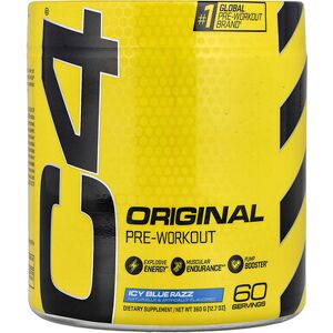 C4 / Cellucor, C4® Original, Pre-Workout, Icy Blue Razz, 12.7 oz (360 g) C4 / Cellucor, C4® Original, Pre-Workout, Icy Blue Razz, 12.7 oz (360 g)