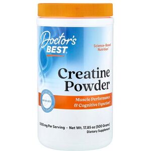 Doctor's Best, Creatine Powder, Unflavored, 17.85 oz (500 Grams) Doctor's Best, Creatine Powder, Unflavored, 17.85 oz (500 Grams)