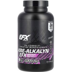 EFX Sports, Kre-Alkalyn® EFX, 120 Capsules (750 mg per Capsule) EFX Sports, Kre-Alkalyn® EFX, 120 Capsules (750 mg per Capsule)