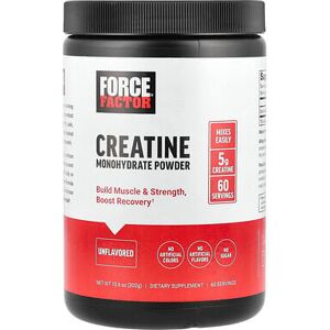 Force Factor, Creatine Monohydrate Powder, Unflavored, 10.6 oz (300 g) Force Factor, Creatine Monohydrate Powder, Unflavored, 10.6 oz (300 g)