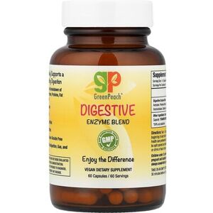 GreenPeach, Digestive Enzyme Blend, 60 Capsules GreenPeach, Digestive Enzyme Blend, 60 Capsules