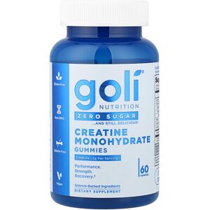 Goli Nutrition, Creatine Monohydrate Gummies, 60 Gummies Goli Nutrition, Creatine Monohydrate Gummies, 60 Gummies