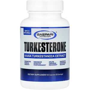 Gaspari Nutrition, Turkesterone, 60 Capsules Gaspari Nutrition, Turkesterone, 60 Capsules
