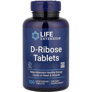 Life Extension D-Ribose - 1020 mg - Vegan, Heart & Muscle Support Life Extension D-Ribose - 1020 mg - Vegan, Heart & Muscle Support