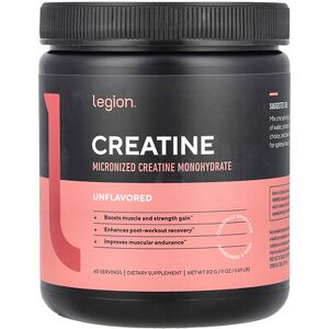 Legion Athletics, Creatine, Micronized Creatine Monohydrate, Unflavored, 0.69 lbs (312 g) Legion Athletics, Creatine, Micronized Creatine Monohydrate, Unflavored, 0.69 lbs (312 g)