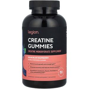 Legion Athletics, Creatine Gummies, Sour Blue Raspberry, 150 Gummies Legion Athletics, Creatine Gummies, Sour Blue Raspberry, 150 Gummies
