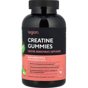 Legion Athletics, Creatine Gummies, Sour Green Apple, 120 Gummies Legion Athletics, Creatine Gummies, Sour Green Apple, 120 Gummies