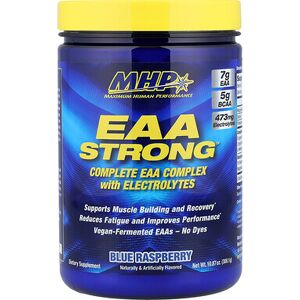 MHP, EAA Strong™, Blue Raspberry, 10.87 oz (308.1 g) MHP, EAA Strong™, Blue Raspberry, 10.87 oz (308.1 g)