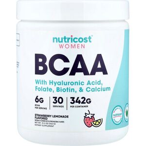 Nutricost, Women, BCAA, Strawberry Lemonade, 12.2 oz (342 g) Nutricost, Women, BCAA, Strawberry Lemonade, 12.2 oz (342 g)