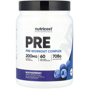 Nutricost, Performance, Pre-Workout Complex, Blue Raspberry, 1.6 lb (708 g) Nutricost, Performance, Pre-Workout Complex, Blue Raspberry, 1.6 lb (708 g)