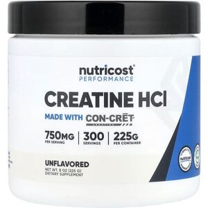 Nutricost, Creatine HCl, Unflavored, 8 oz (225 g) Nutricost, Creatine HCl, Unflavored, 8 oz (225 g)