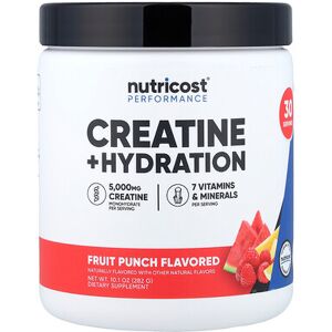 Nutricost, Performance, Creatine + Hydration, Fruit Punch, 10.1 oz (282 g) Nutricost, Performance, Creatine + Hydration, Fruit Punch, 10.1 oz (282 g)