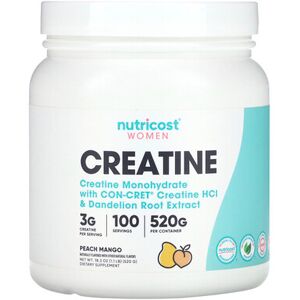 Nutricost, Women, Creatine, Peach Mango, 1.1 lb (520 g) Nutricost, Women, Creatine, Peach Mango, 1.1 lb (520 g)