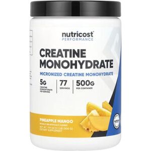 Nutricost, Performance, Creatine Monohydrate, Pineapple Mango, 1.1 lb (500 g) Nutricost, Performance, Creatine Monohydrate, Pineapple Mango, 1.1 lb (500 g)