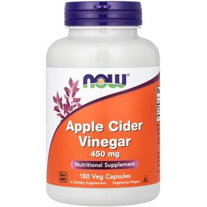 NOW Foods, Apple Cider Vinegar, 450 mg, 180 Veg Capsules NOW Foods, Apple Cider Vinegar, 450 mg, 180 Veg Capsules