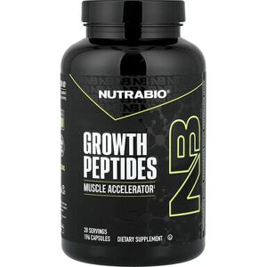 NutraBio, Growth Peptides, 196 Capsules NutraBio, Growth Peptides, 196 Capsules