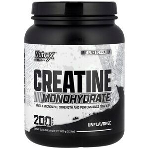 Nutrex Research, Creatine Monohydrate, Unflavored, 2.2 lbs (1,000 g) Nutrex Research, Creatine Monohydrate, Unflavored, 2.2 lbs (1,000 g)