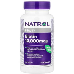 Natrol, Biotin, 100 Tablets Natrol, Biotin, 100 Tablets