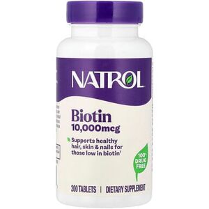 Natrol, Biotin, 200 Tablets Natrol, Biotin, 200 Tablets