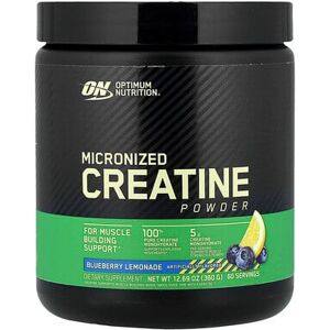 Optimum Nutrition, Micronized Creatine Powder, Blueberry Lemonade, 12.69 oz (360 g) Optimum Nutrition, Micronized Creatine Powder, Blueberry Lemonade, 12.69 oz (360 g)